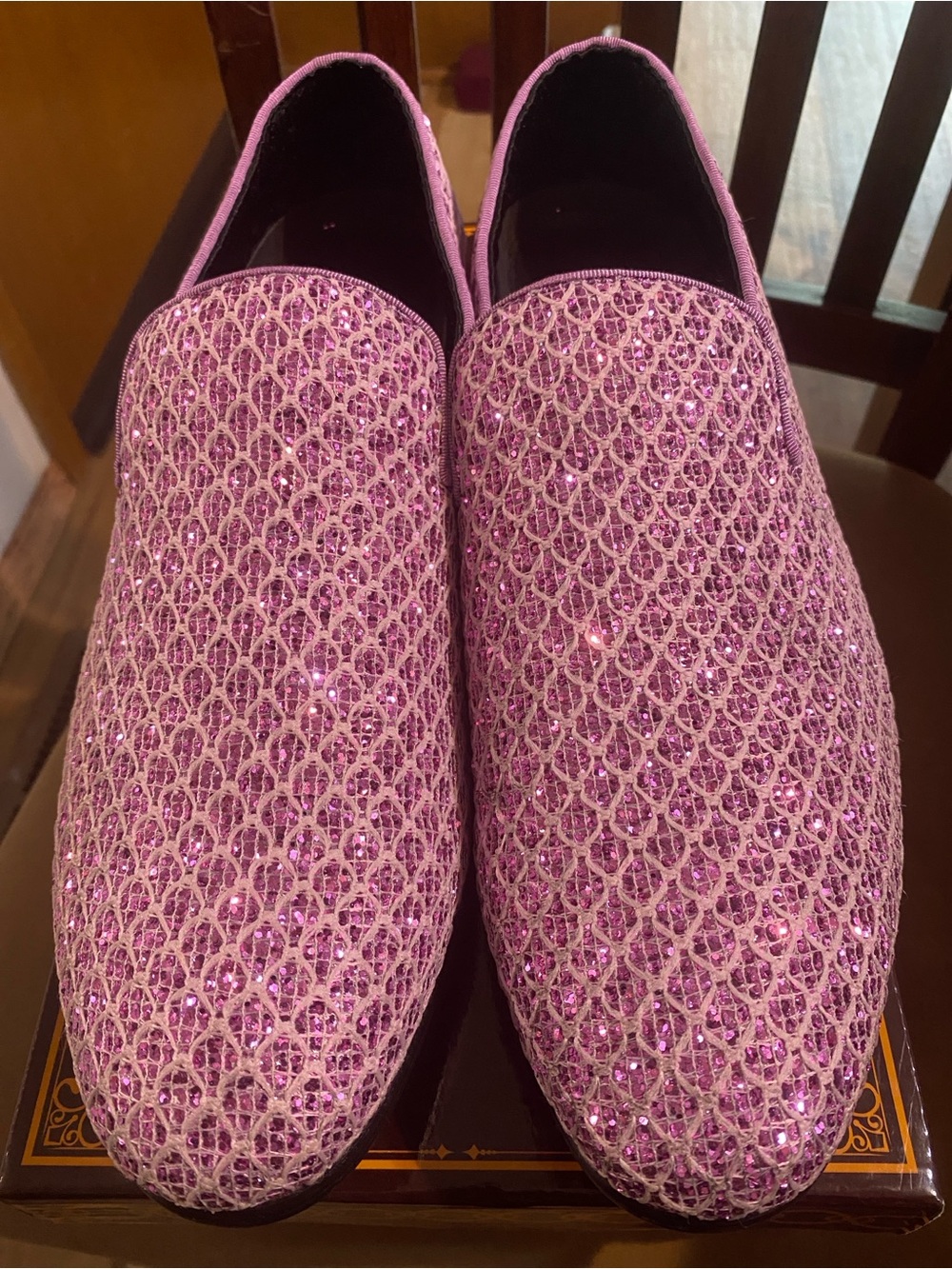 Bolano Sarlo-058 Lavender Men’s Slip-On Loafers